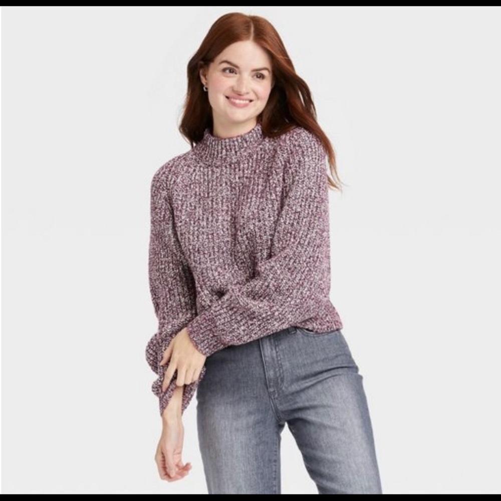 Cropped Soft Sweater NWT